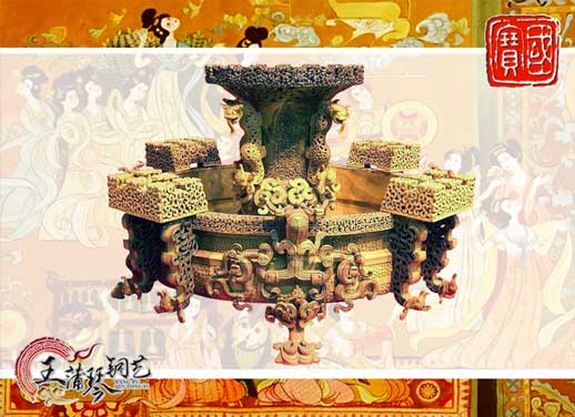 銅尊盤，曾侯乙尊盤，國寶級文物之一